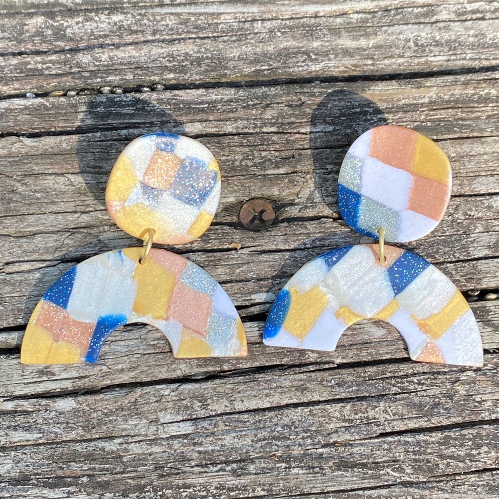 Polymer Clay Earrings by Susie Quinn